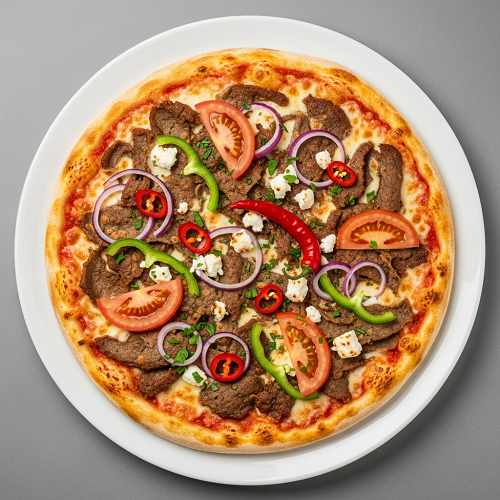 Hot Doner Pizza 