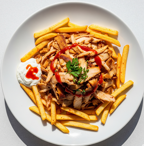 Chips & Chicken Kebab 