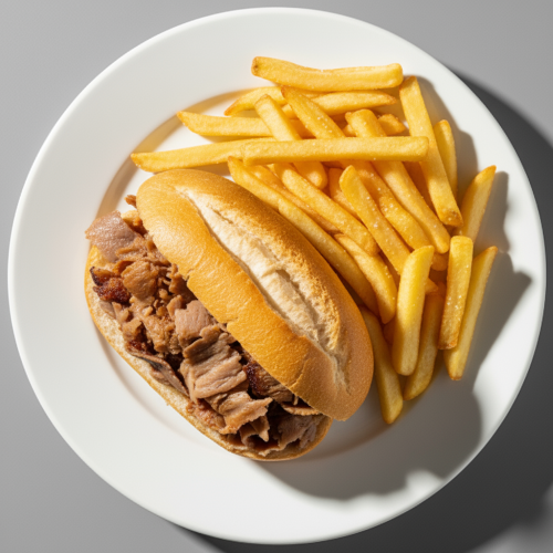 Donner Roll With Chips 