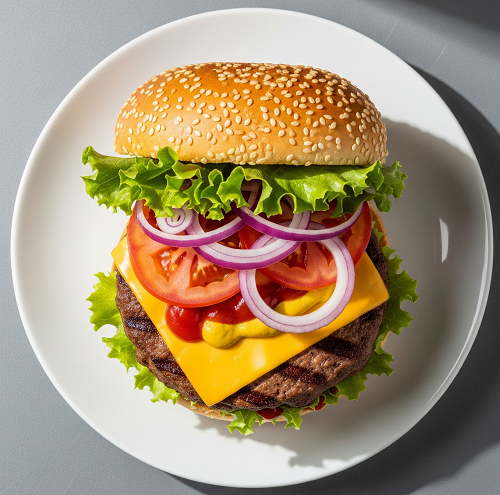 1/2 Pounder Burger With Cheese 