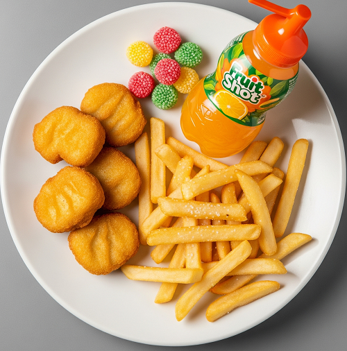 Kids 5 Chicken Nuggets & Chips 