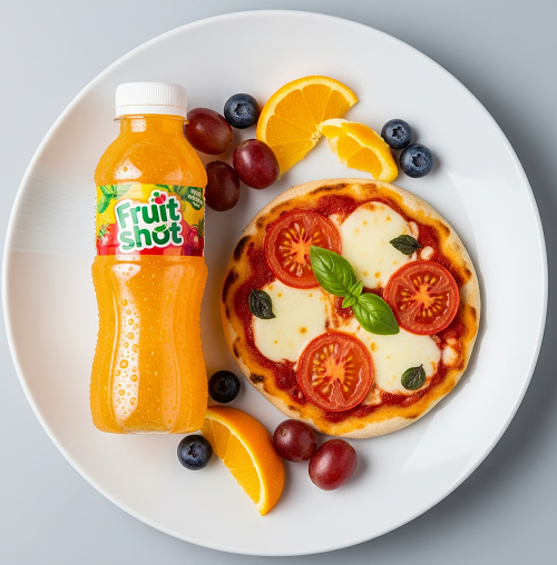 Kids 7" Cheese & Tomato Pizza & Chips 