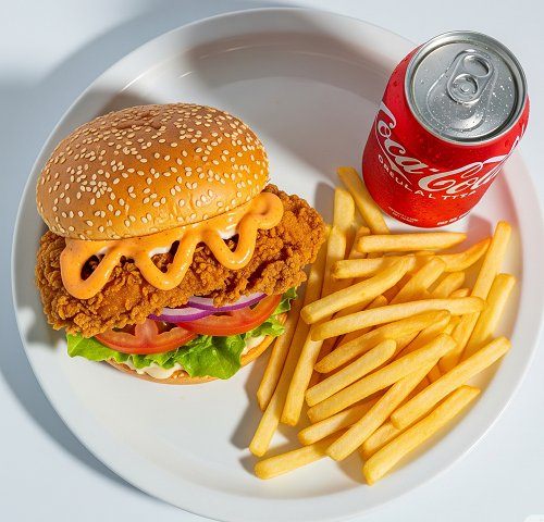 Chicken Fillet Burger Meal Deal 